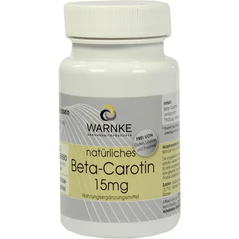 Warnke Beta Carotin Kapseln 15 mg natürlich – Bild 1