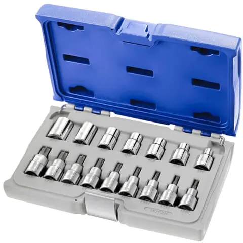 Expert by Facom 16 Piece 1/2" Drive Torx Socket and Socket Bit Set Metric – image 1
