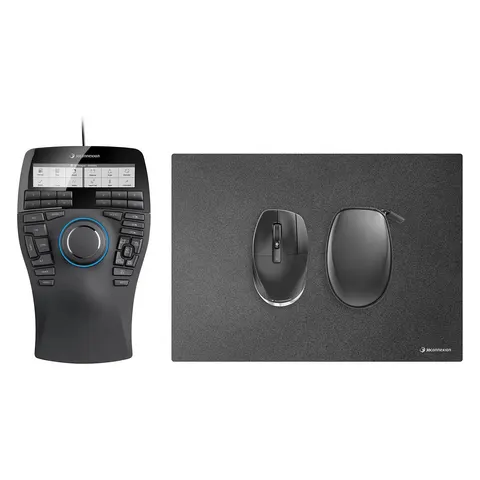 3Dconnexion SpaceMouse Enterprise Kit 2 mouse Office Ambidextrous RF W – image 1
