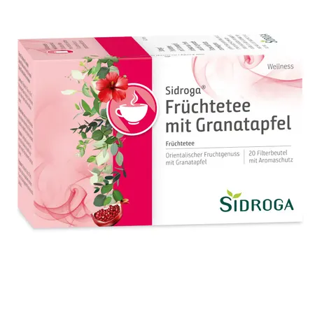 Sidroga Früchtetee mit Granatapfel 20X2.0 g Tee – Bild 1