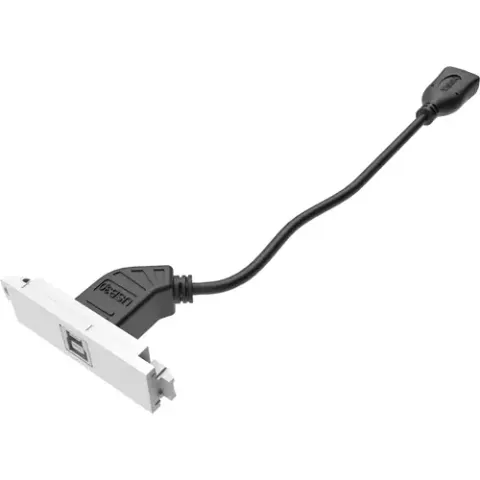 Vision TechConnect 3 USB-b module with active booster circuit - Modulares Faceplate-Snap-In - USB-Ty p B – TC3USBB – Bild 1