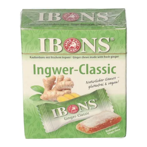 Ibons Ingwer Classic Box Kaubonbons – Bild 1