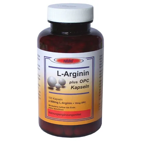 L-arginin+opc 600 mg Kapseln – Bild 1