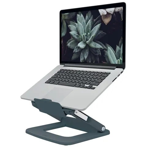 Laptopstandaard Leitz Ergo verstelbare multihoek grijs – afbeelding 1