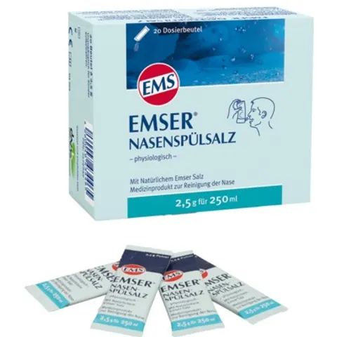 EMSER Nasenspülsalz 20 St Pulver – Bild 1