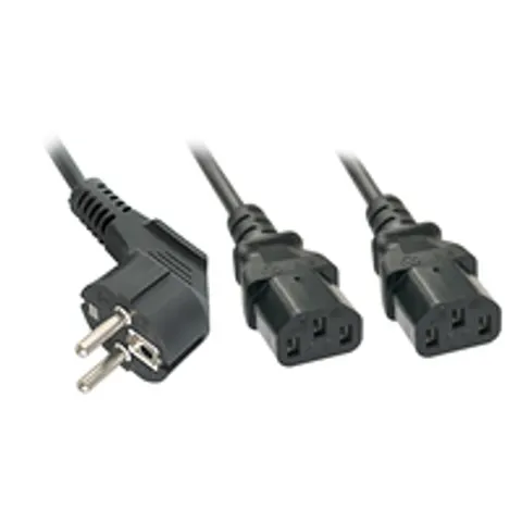 Lindy 30048 Stromkabel Schwarz CEE7/14 – Bild 1