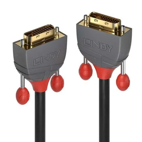 LINDY DVI-D Dual Link Kabel Anthra Line 3m – Bild 1