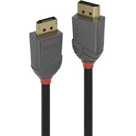 LINDY DisplayPort 1.4 Kabel Anthra Line 5m – Bild 1