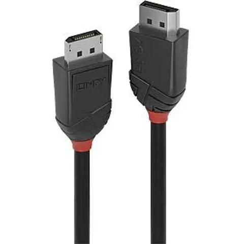 LINDY DisplayPort Kabel Black Line 0.5m – Bild 1