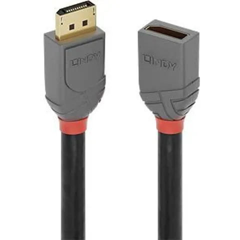 Lindy 3m DisplayPort 1.4 Extension Cable Anthra Line – image 1
