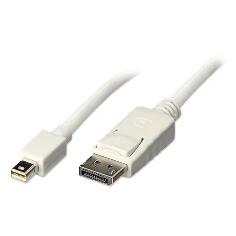 Lindy 3m Mini DisplayPort to DisplayPort Cable White – image 1