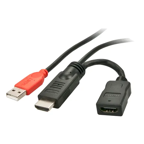 Lindy 41080 USB-Grafikadapter Schwarz, Rot – Bild 1