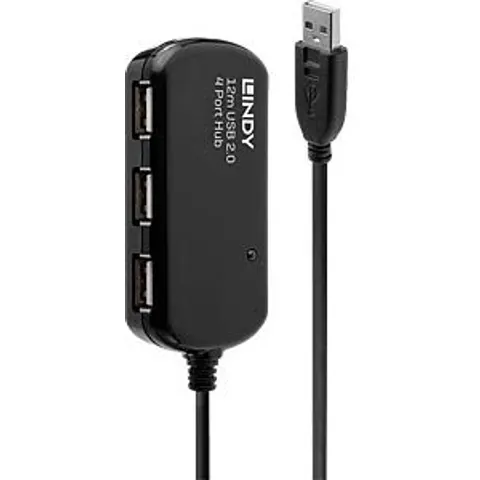 Lindy 12m USB 2.0 Active Extension Pro Hub – image 1