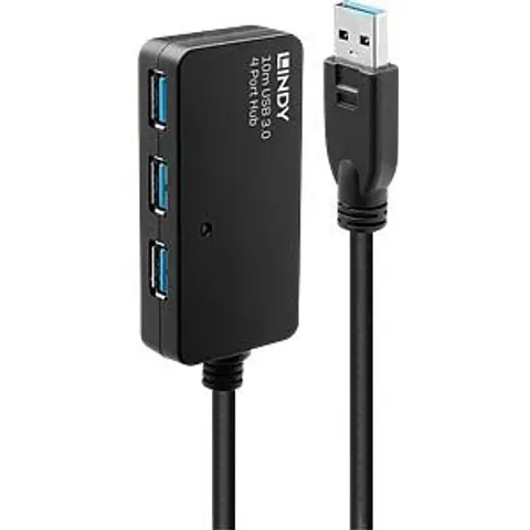 Lindy 10m USB 3.0 Active Extension Pro Hub – image 1