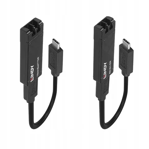 LINDY 100m Fibre Optic USB 3.2 Typ C Extender – Bild 1