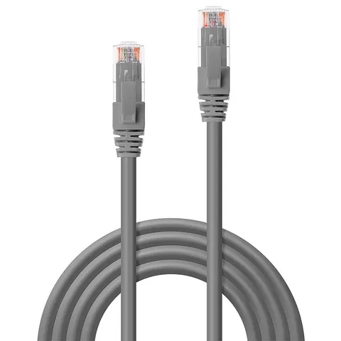 LINDY Patchkabel Cat6 UTP Premium grau 7.50m – Bild 1