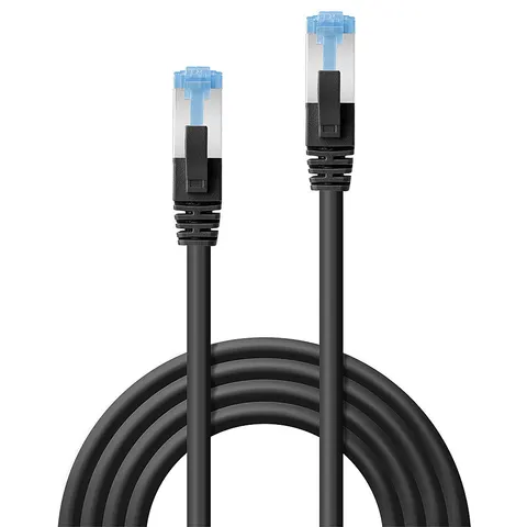 LINDY Patchkabel Cat6A S/FTP PIMF LSZH schwarz 30m – Bild 1