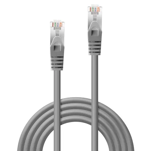 LINDY Patchkabel Cat6 STP grau 1.00m – Bild 1