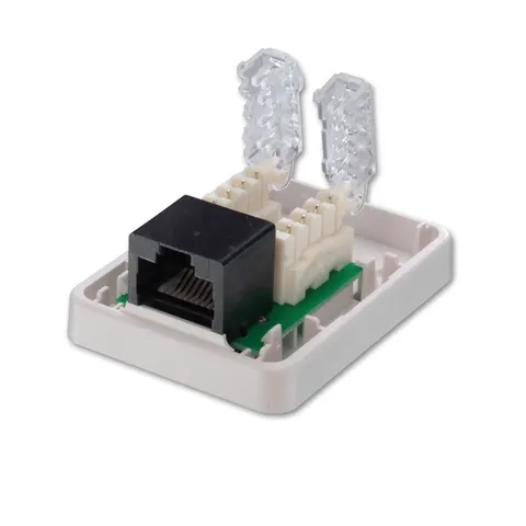 Lindy Toolless Cat.5e Surface Mount Box – image 1