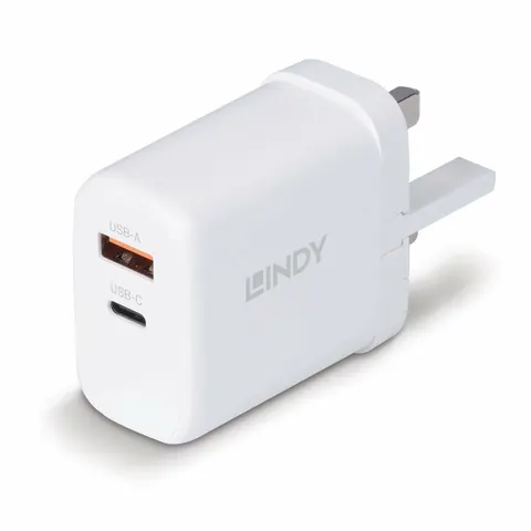 Lindy 65W USB Type A and C GaN Charger – image 1