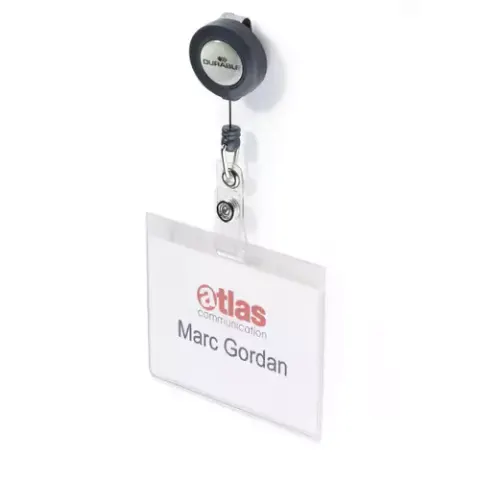 DURABLE Namensschild, mit Ausweishalter, 90 x 60 mm – Bild 1