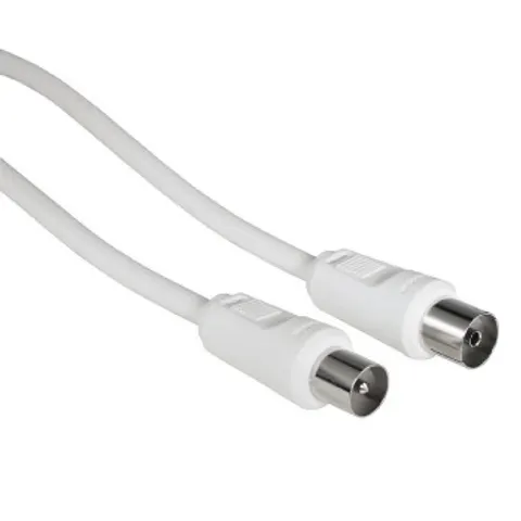 Hama Antenne Coaxkabel 85 Db 1.5m Wit – afbeelding 1