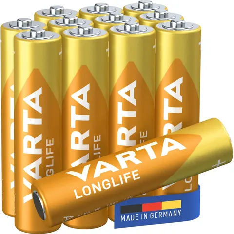 VARTA Longlife AAA Cube Pack12 – gelb – Bild 1