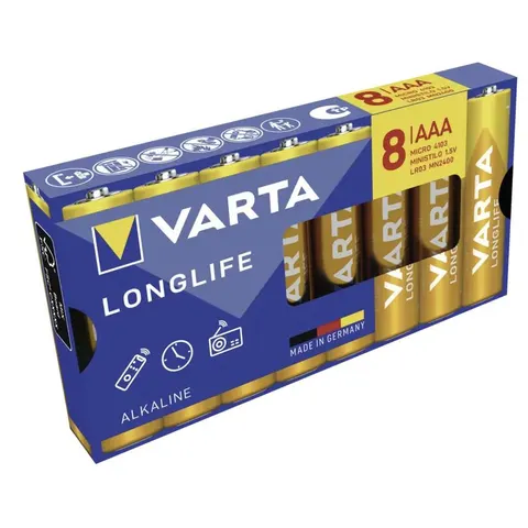Longlife AAA 8er Karton Batterien – Bild 1