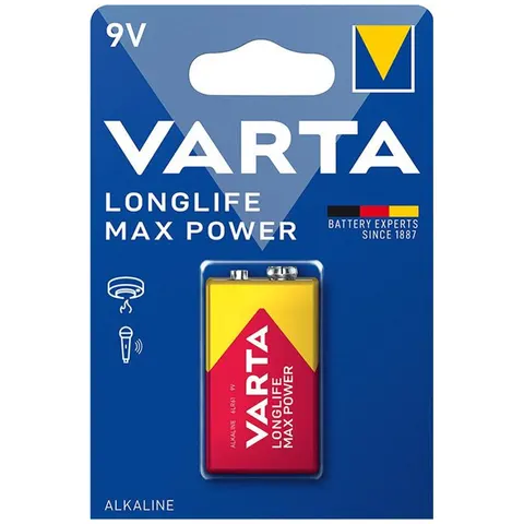 VARTA Longlife Max Power 9V Blister 1 – Bild 1