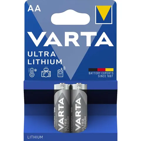 Varta Batterie LITHIUM AA 2St. – Bild 1