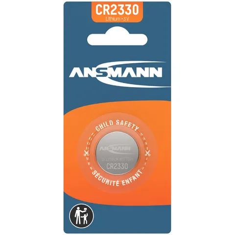 Ansmann CR2330 Lithium knoopcel batterij 3V - BL.A1 – afbeelding 1