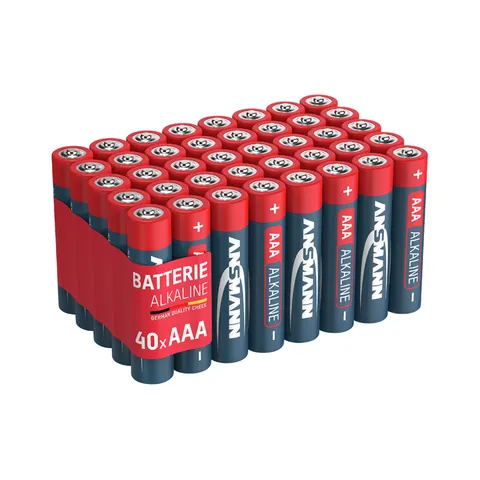 ANSMANN Alkalinebatterij, Micro AAA, 40 st. – afbeelding 1