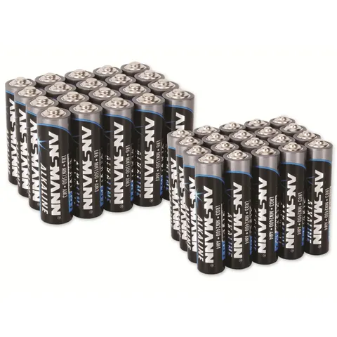 Ansmann Batterijset AAA, AA 40 stuk(s) – afbeelding 1