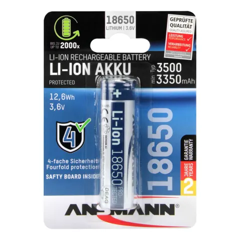ANSMANN Akku 18650 3.6 V – Bild 1