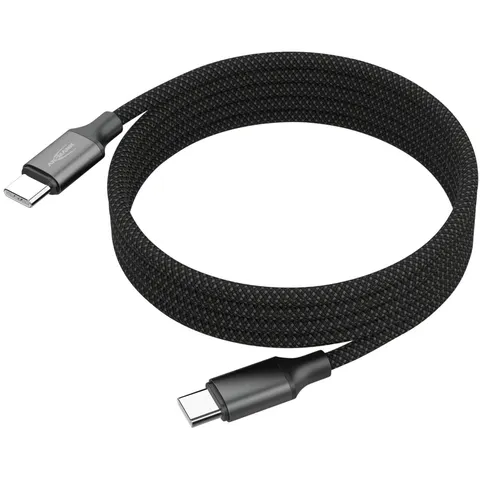 ANSMANN Magnetisches Daten- & Ladekabel, USB-C, 1,2 m – Bild 1