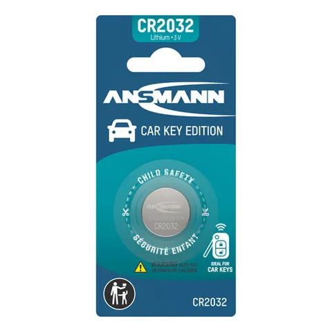 ANSMANN Knopfzelle, CR2032, Lithium, 3 V – Bild 1