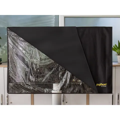 Python TV-Cover wetterfester Schutz 78x48cm 28" bis 32" TV – Bild 1
