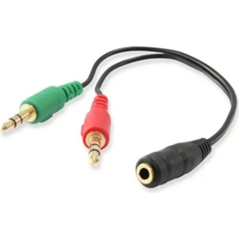 Equip 147942 Audio-Splitter Schwarz – Bild 1