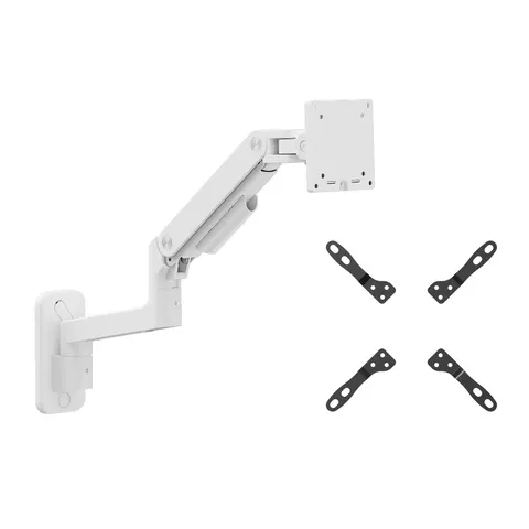 Equip 650140 flat panel bureau steun 124,5 cm (49") Muur Wit – afbeelding 1