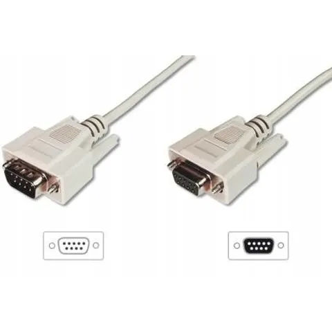 DIGITUS 9 Pol Sub-D Kabel, Stecker - Kupplung, 2,0 m – Bild 1