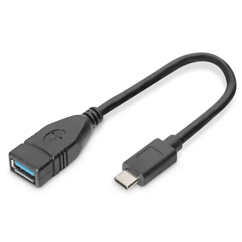 DIGITUS USB 3.0 Adapterkabel, USB-C - USB-A, 0,15 m – Bild 1