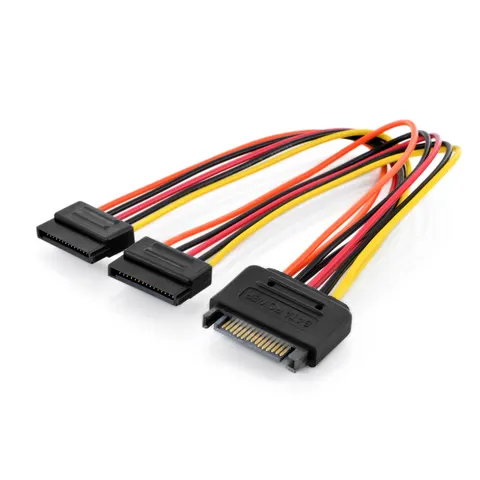 DIGITUS Internes SATA Y-Stromkabel, 0,3m – Bild 1