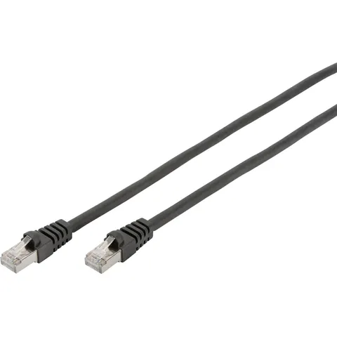 CAT6 sFTP kabel 1 meter Zwart – afbeelding 1