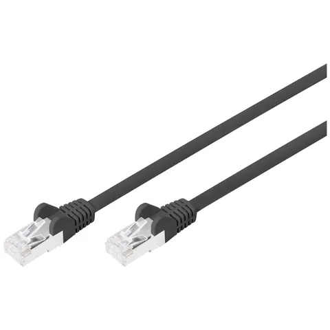 DIGITUS CAT6 RJ45 S/FTP Patchkabel 10,0m schwarz – Bild 1