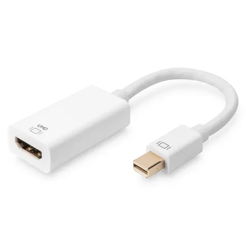 DIGITUS DisplayPort 1.2 Adapter, mDP - HDMI-A, 0,2 m – Bild 1
