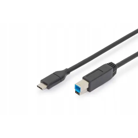 Digitus USB-C connection cable. USB-C - USB-B – image 1