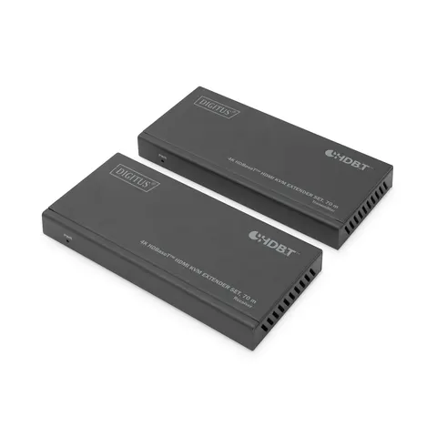 Digitus 4K HDBaseT™ HDMI KVM Extender Set, 70 m – Bild 1