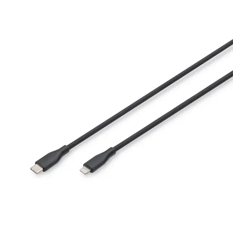 DIGITUS Silikon-Anschlusskabel, USB-C - Lightning, 2,0 m – Bild 1