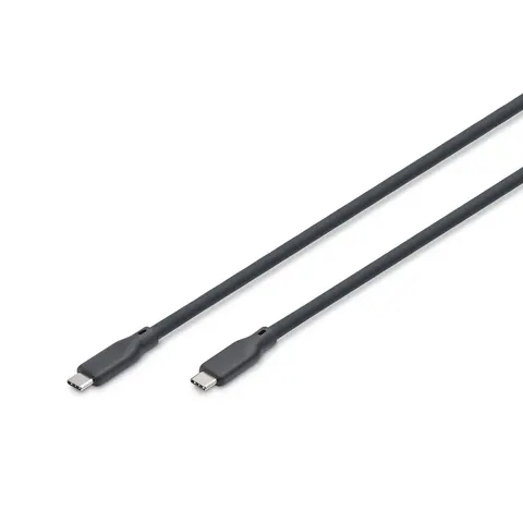 Digitus USB Silikon Kabel, USB 5Gbps, 2m, schwarz – Bild 1