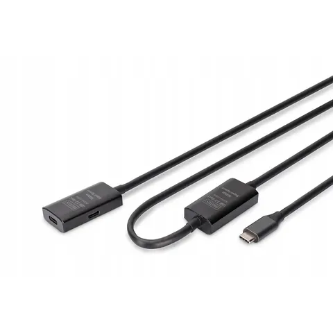 Digitus Active USB 3.2 Gen1 5G extension cable. USB-C - USB-C. 10m – image 1